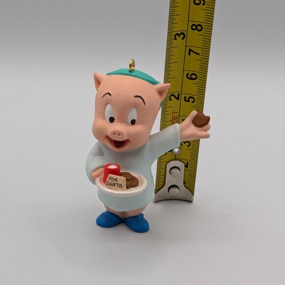 Hallmark Keepsake Porky Pig - Looney Tunes Collection 1993 Christmas Ornament - Picture 10 of 11